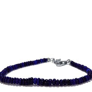 18.60cts Ethiopian Blue Opal Sterling Silver Bracelet
